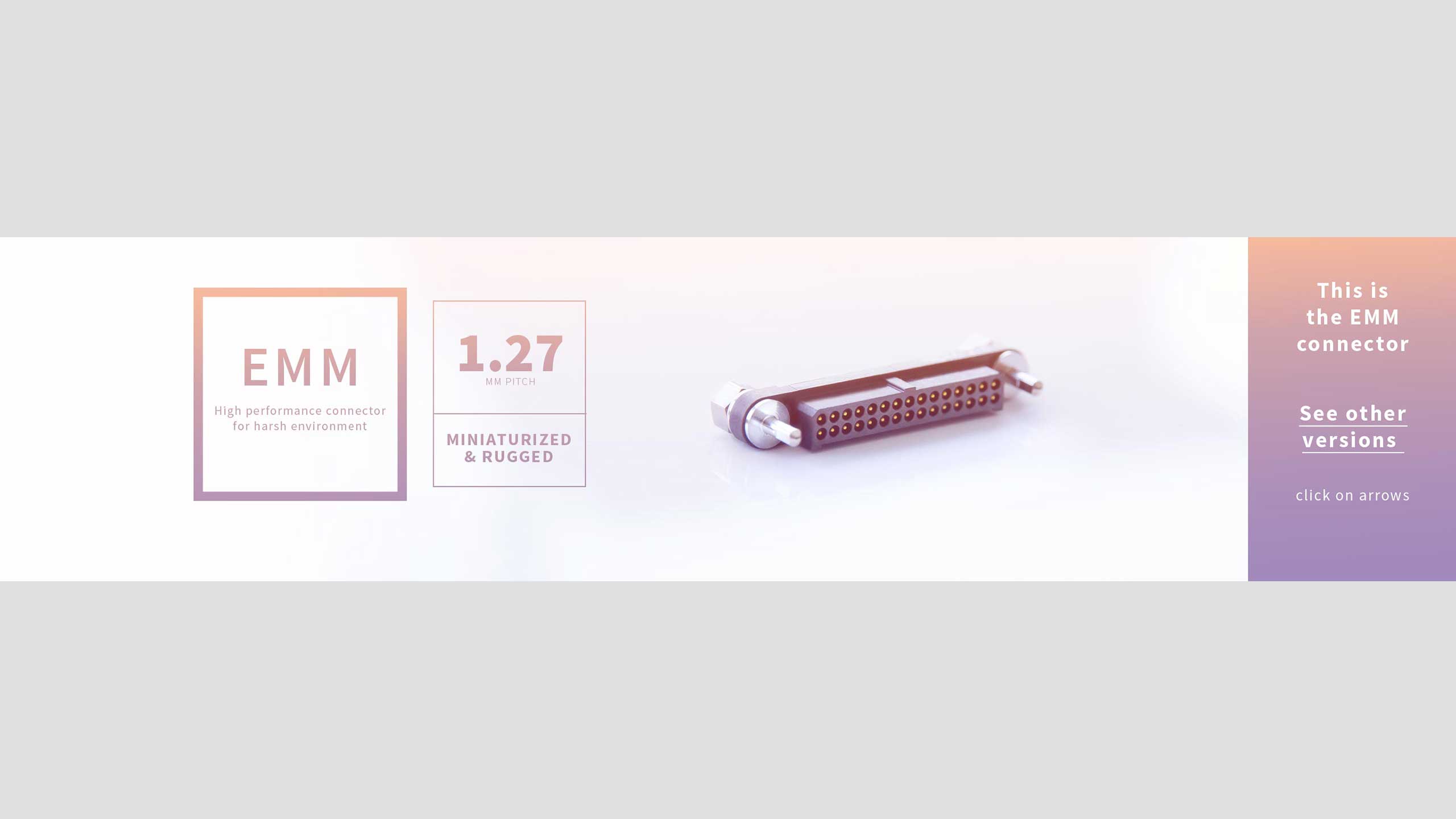 Nicomatic lanserar 1.27 mm pitch EMM series kontaktdon